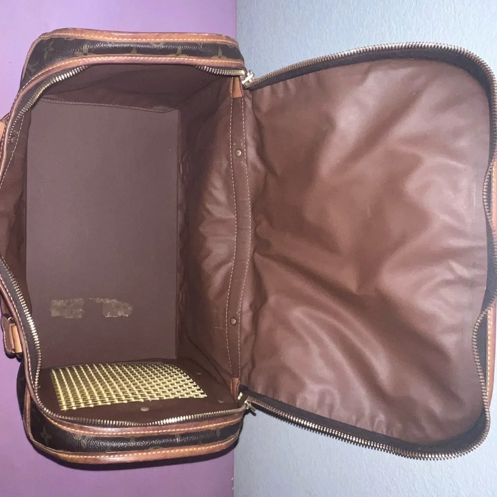LV Monogram Sac Chien 40 Pet Carrier Hand Bag SM
